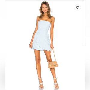 Rosalie striped ruffled dress